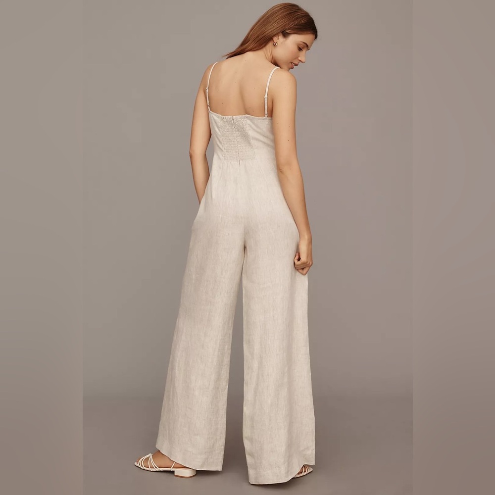 NWT Reformation Ciara Linen Jumpsuit - Picture 2 of 7